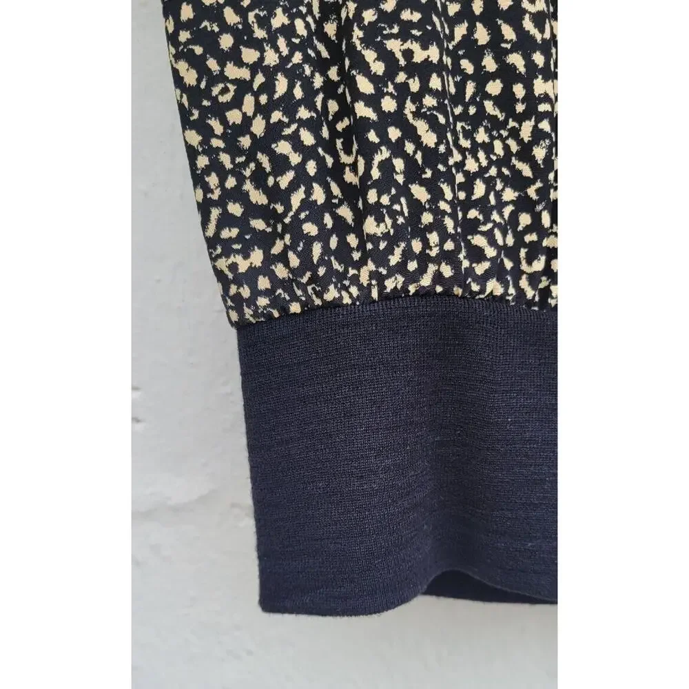 Vintage 80s Silk Blouse Womens Large‎ 8 Neon Pink Green Animal Print Top Shirt - Picture 10 of 10